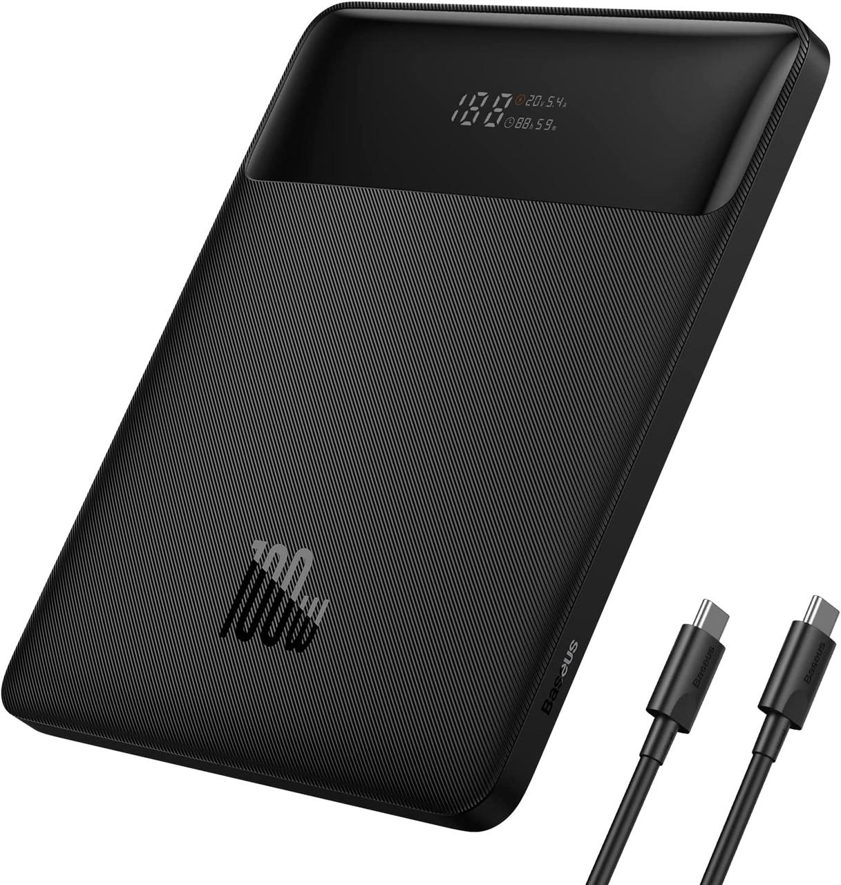 Power bank Baseus Blade 100 W 20000 mAh з технологією QC4.0+PD3.0  ⁇  Повербанк для заряджання ноутбуків USB Type-C