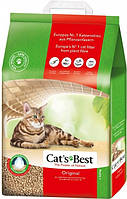 Наповнювач для котячого туалету Cat's Best Original Дерев'яний комкуючий - 8.6 кг, 20 л