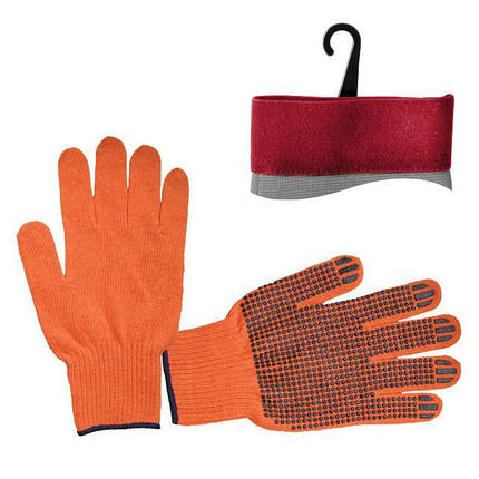 Рукавичка х/б трикотаж з точковим покриттям PVC INTERTOOL SP-0131, фото 2