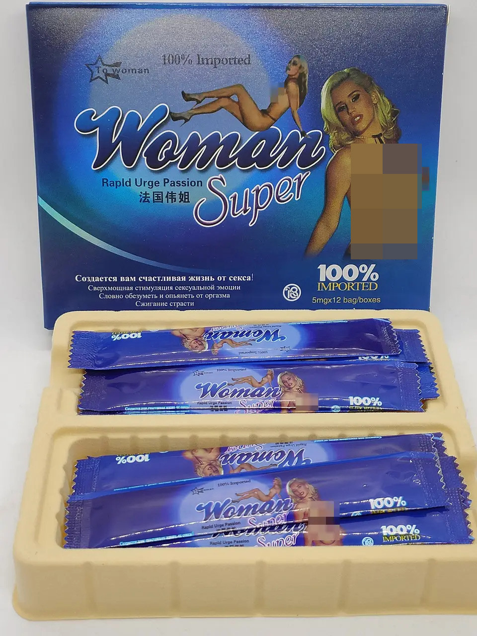 Жіночий збудник у краплях Woman Super 12 шт. по 5 мл