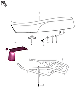 Багажник металлический Bajaj Boxer BMX 150 PF231405