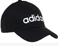 Кепка летняя унисекс стильная оригинальная adidas Daily cap с изогнутой козырьком черно-белая