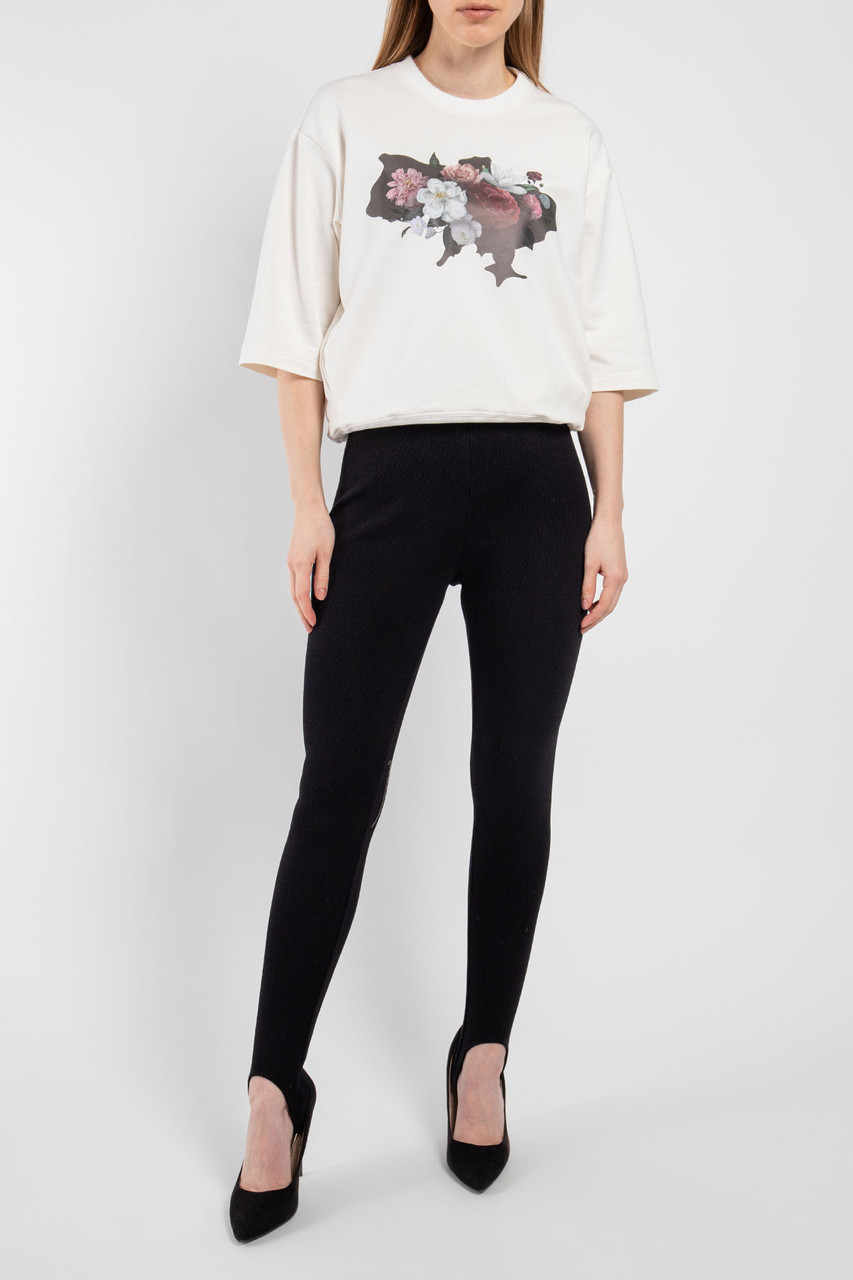 Лосини жіночі зі штрипками чорні Marshal Wolf MKMO-164, фото 1