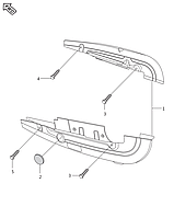 Болт фланцевый (M6X1PX62L) Bajaj Boxer BMX 150 JB181220