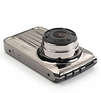 Автомобільний відеореєстратор Vehicle BlackBOX DVR V13 8068 з двома камерами silver