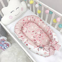 Кокон гнездо для новорожденных для сна Baby Design Бабочки топ