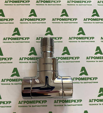 Вентиль кутовий 1166052 Oventrop на обратну підводку, хром, фото 1