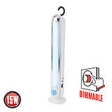 Світлодіодний аккумуляторний світильник аварійний MESSI-15 15W 084-030-0015, фото 2