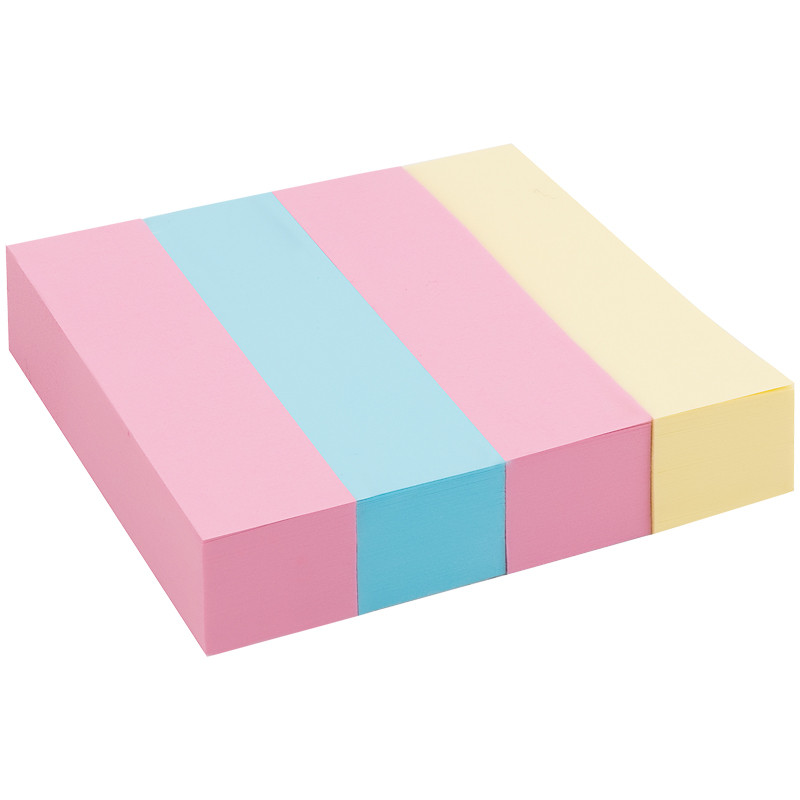 Закладки паперові з клейким шаром 51х12 мм 4 кольори по 100 аркушів Axent 3445