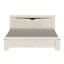 Ліжко в спальню Ліберті 160x200 Еверест Дуб Крафт Білий