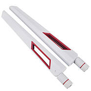 2 шт. антена WiFi універсальна 8dBi 2.4-5.8 GHz RP SMA для маршрутизаторів, модемів, репітерів, фото 3