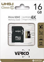 Verico MicroSDHC 16GB UHS-I Class 10 + SD adapter