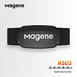 Нагрудний датчик пульсу Magene H303 Монітор серцевого ритму, Bluetooth BLE 4.0 і ANT+ для Garmin  ⁇  Polar  ⁇ , фото 2