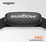 Нагрудний датчик пульсу Magene H303 Монітор серцевого ритму, Bluetooth BLE 4.0 і ANT+ для Garmin  ⁇  Polar  ⁇ , фото 5