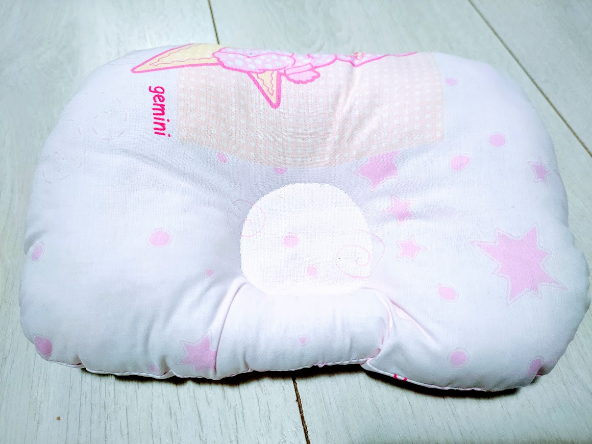 Ортопедическая подушка для новорожденных "Овал" розовый - фото 1 - id-p327057260