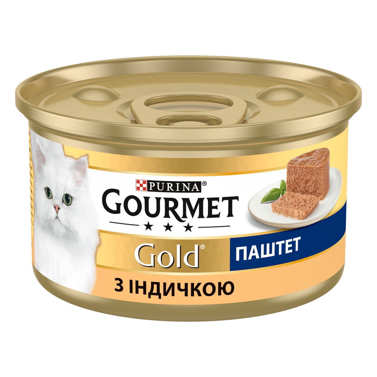 Влажный корм GOURMET Gold для взрослых кошек, паштет с индейкой 85 г (7613031380992) - фото 3 - id-p1689088142