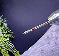 Алмазна фреза манікюрна А7 (червона насічка)