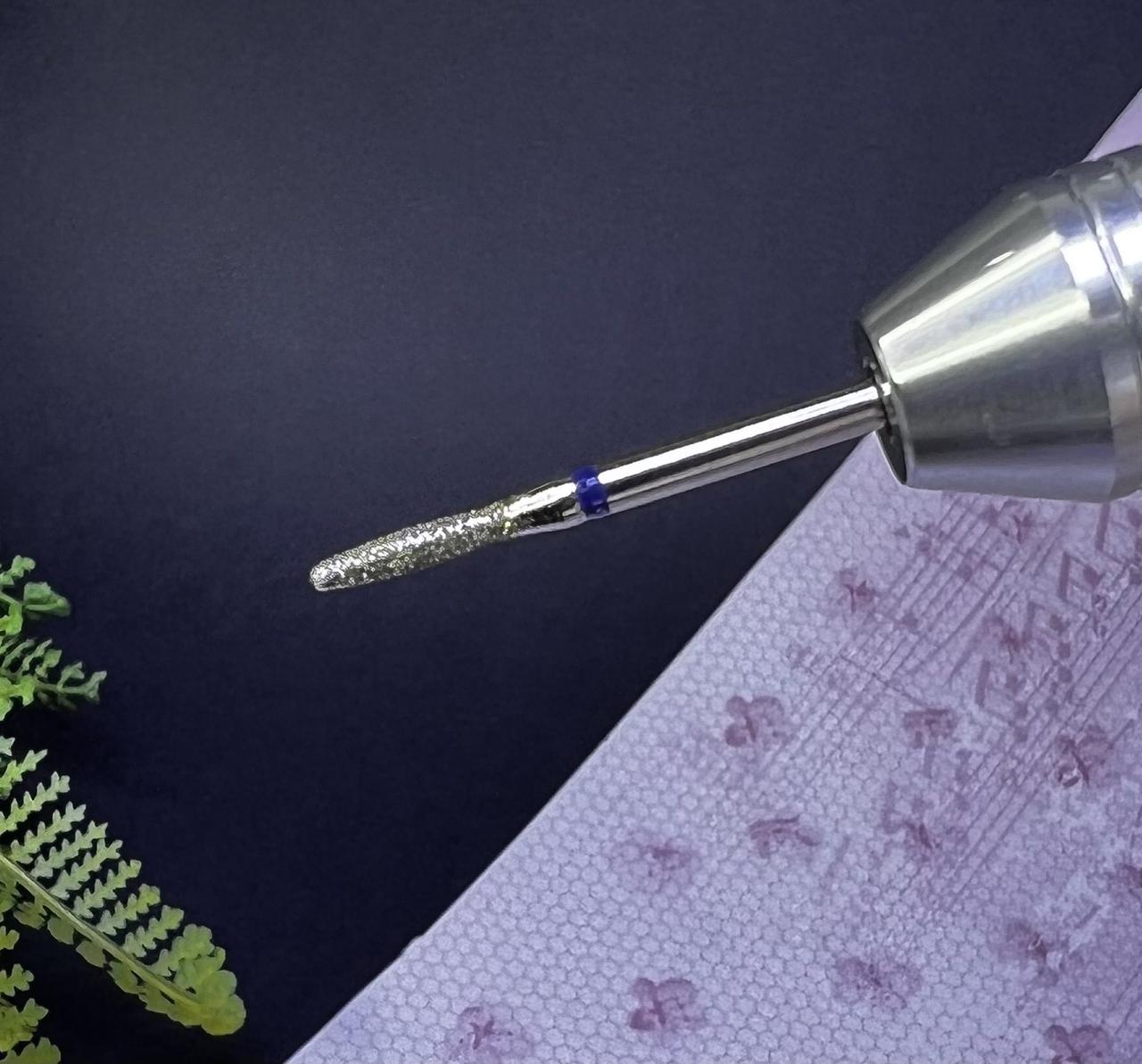 Алмазна фреза манікюрна А10 (синя насічка)