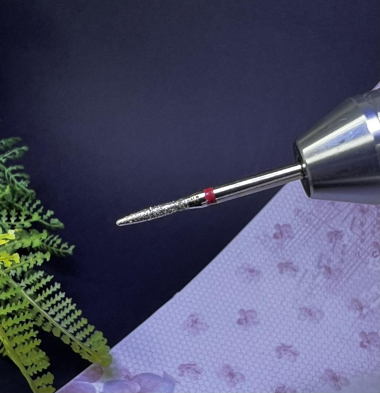 Алмазна фреза манікюрна А6 (червона насічка)