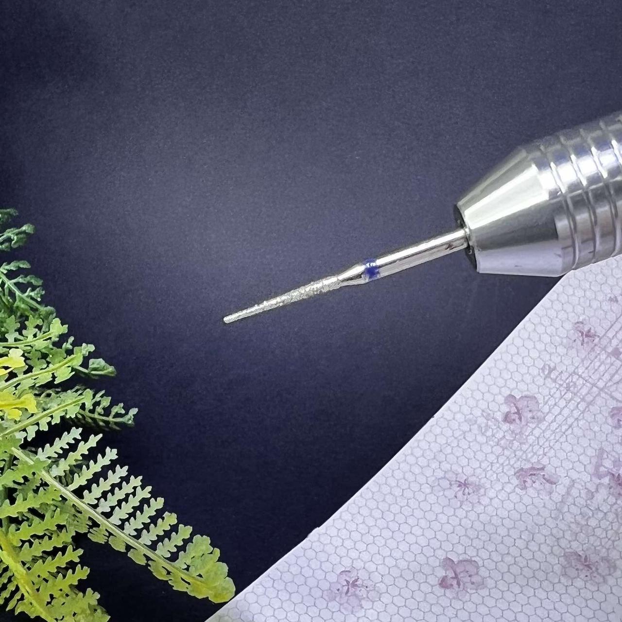 Алмазна фреза манікюрна А14 (синя насічка)