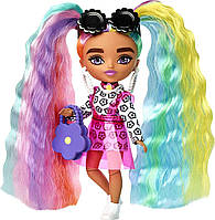 Мінілялька Barbie Екстра леді-веселка Barbie Extra Minis Doll #6