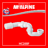Сифон для душового піддона 1 1/2"x50 мм без зливу HC250F McAlpine, фото 3