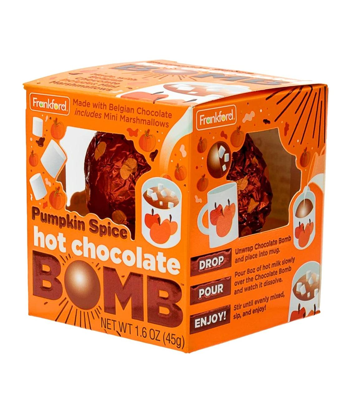 Шоколадна Бомба Pumpkin Spice Hot Chocolate BOMB 45g, фото 1