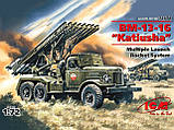 Збірна модель (1:72) Реактивна система залпового вогню БM-13-16 "Катюша", фото 3