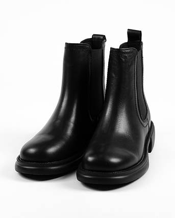 Черевики Челсі Berkonty 95019 37 Чорні шкіра 36, фото 1