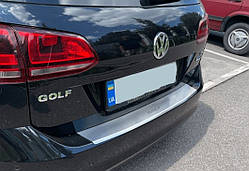 Накладки на бампер з загином Volkswagen GOLF VII із 2012-