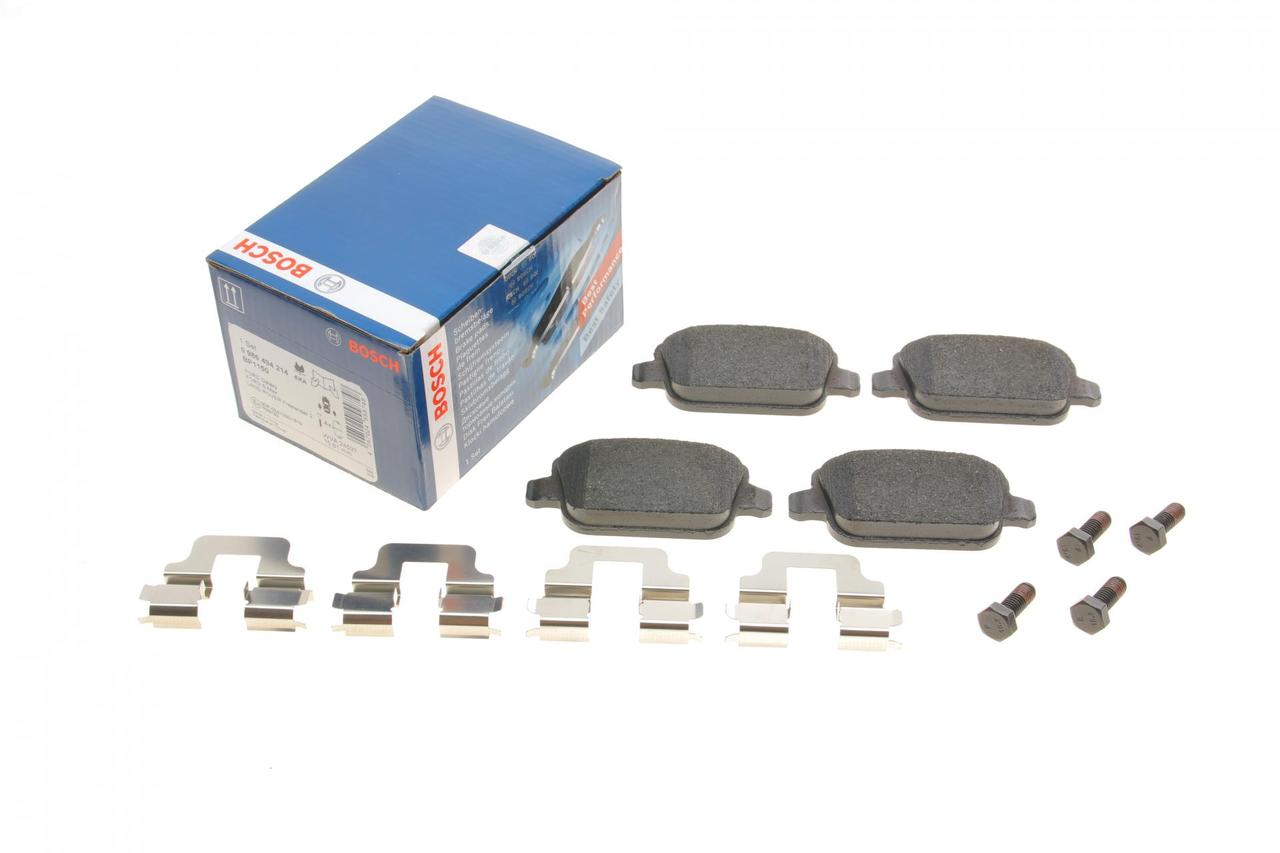 Колодки гальмівні задні Ford Kuga 08- Mondeo IV 07-15  (Bosch 0986494214)