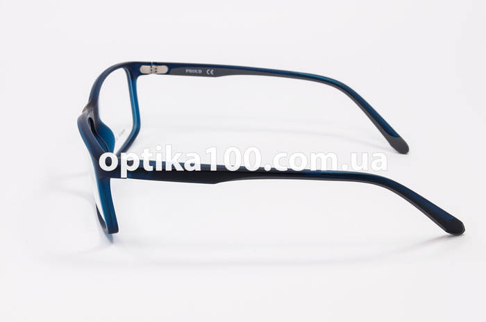 Большая широкая пластиковая оправа для очков. Матовая синяя, черная или ...