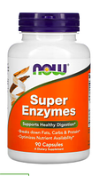 NOW Foods, Super Enzymes, 90 капсул