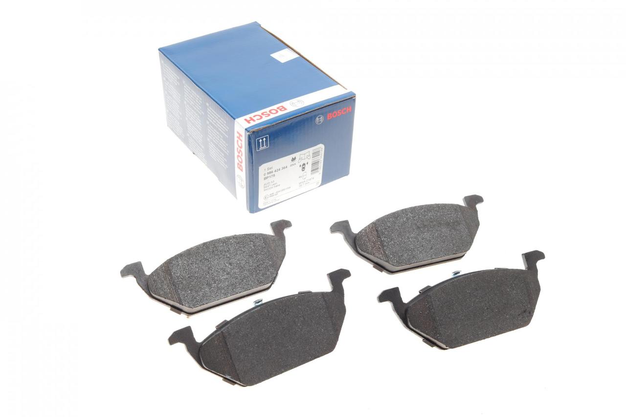 Колодки гальмівні передні Volkswagen Caddy 03- (вушка вверх) (Bosch 0986424364)