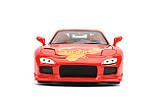 Машина металева Jada "Форсаж" Мазда RX-7 (1993), оранж, масштаб 1:24, 8+ | 253203059, фото 4