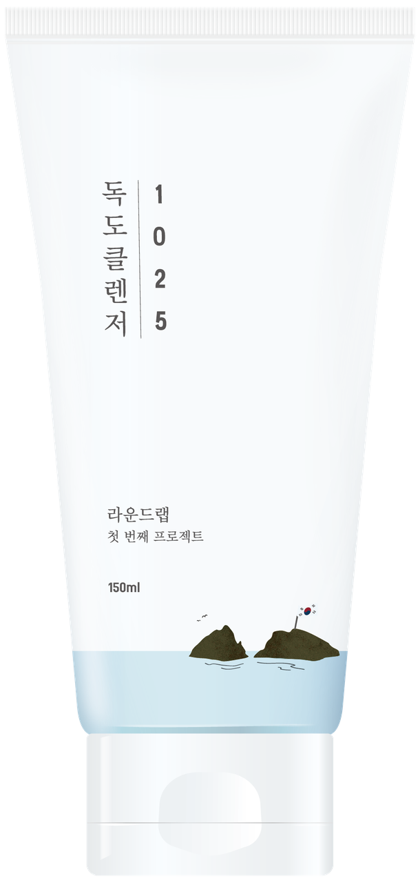 ROUND LAB 1025 Dokdo Cleanser 150 ml - Мягкая пенка для очищения кожи - фото 1 - id-p1693432827