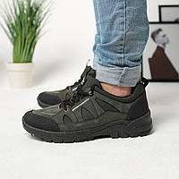 Чоловічі кросівки хакі кольору на осінь