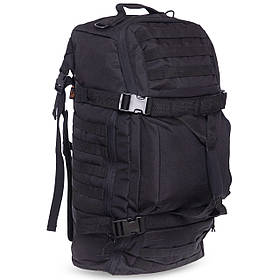 Рюкзак-сумка туристична SILVER KNIGHT TY-186-BK 40 л чорний