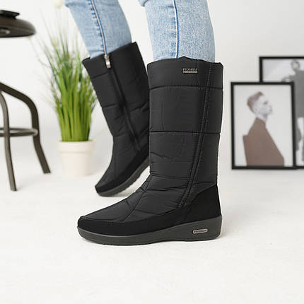 Чоботи жіночі зимові чорні, фото 1