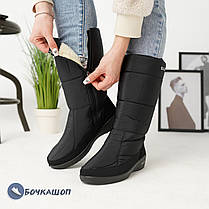 Зимові чоботи з нейлону на хутрі, фото 5