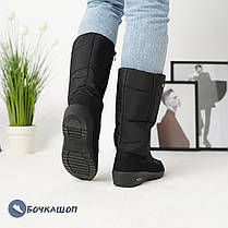 Зимові чоботи з нейлону на хутрі, фото 3