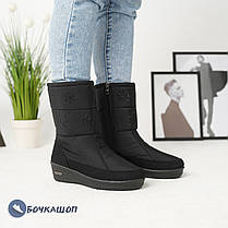 Жіночі болонові дутики на платформі, фото 3