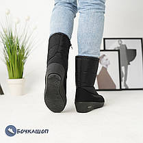 Жіночі болонові дутики на платформі, фото 5