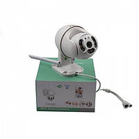 Камера зовнішня вулична поворотна CAMERA CAD N3 APP WIFI IP 2.0mp біла камера відеоспостереження