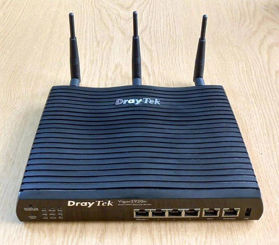 Wi-Fi роутер маршрутизатор DrayTek Vigor 2920n, б/у, полностью рабочий ...