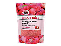 Сіль для ванн 500г Litchi Rambutan (дой-пак) ТМ Fresh Juice