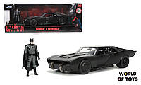 Машина металлическая Jada Бэтмен 2022 Бэтмобиль с фигуркой Бэтмена 1:24 (253215010)