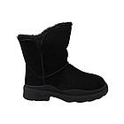 Уги жіночі Sorte Lady чорні натуральна замша, 39, фото 3