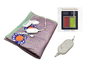 Електропростирадло 2-х зонне 140х155 LUX Ромашка1