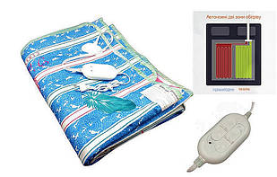 Електропростирадло 2-х зонне 140х155 LUX Перо